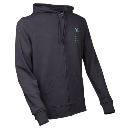 Sudadera de hombre Hiko Respect Zip Up Hoodie gris