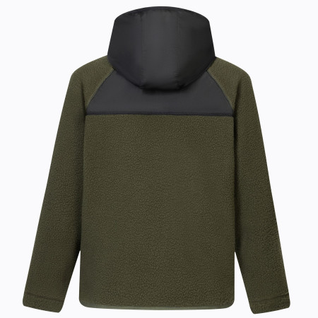 Sudadera para niños Regatta Munro Hybrid Jacket DarkKhak/Blk