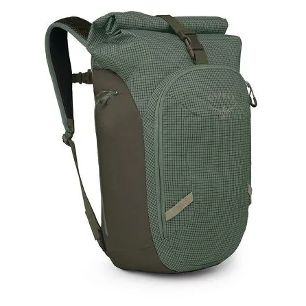 Mochila urbana Osprey Transporter Roll Top Pack verde pine leaf/earl grey