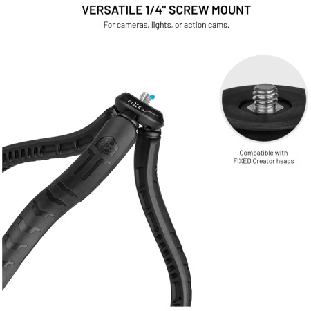 Trípode FIXED Creator Flexible Tripod with 1/4" phone holder (works with MagSafe)