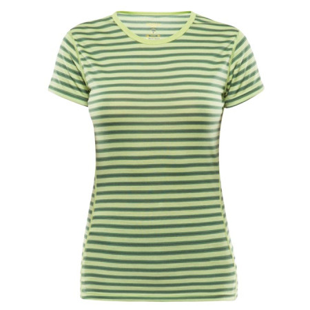 Camiseta Devold Breeze Woman T-Shirt (2018) amarillo LimeStripes