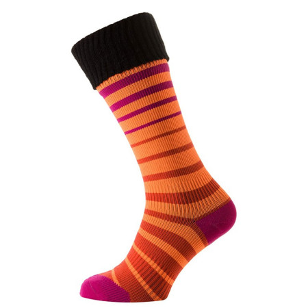 Calcetines impermeables SealSkinz Thin Mid Cuff naranja MethylOrange/NeonCoral/FlooPink/Black