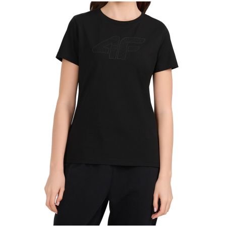 Camiseta de mujer 4F Tshirt F3309 negro Deep Black