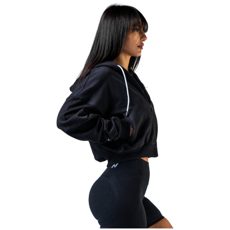 Sudadera de mujer Nebbia Black zip-up hoodie Power