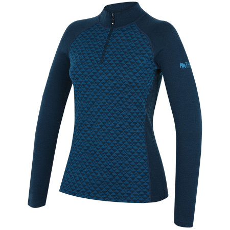 Camiseta funcional de mujer Zulu Merino 240 Zip Long