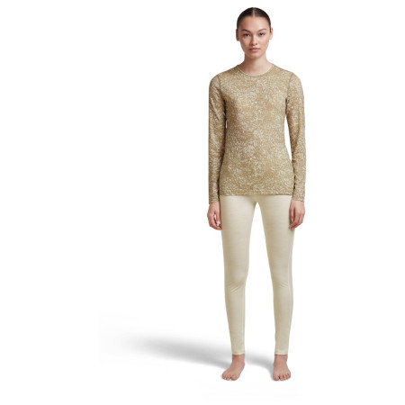 Camiseta funcional de mujer Icebreaker Women M 200 Oasis LS Crewe Moss BloomAOP