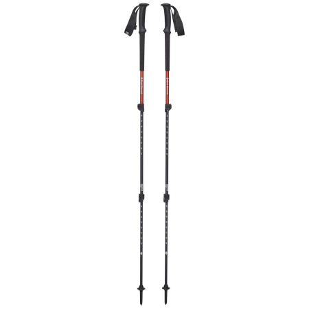 Bastones de senderismo Black Diamond Trail Back negro/rojo Picante