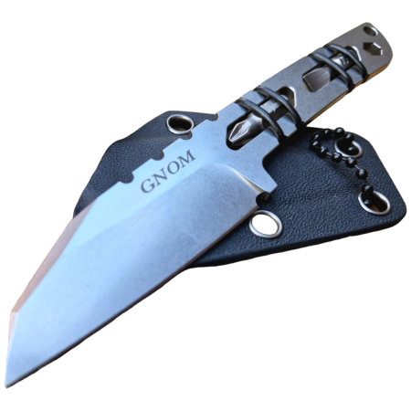 Cuchillo multiuso Dachs Knives Gnom plata Stonewash