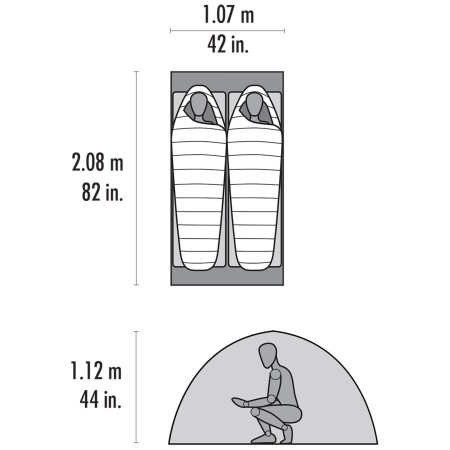 Tienda de campaña MSR Advance Pro 2