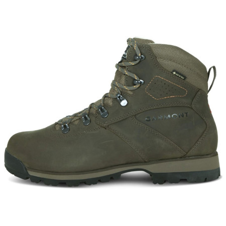 Calzado de senderismo para hombre Garmont Pordoi Nubuck GTX marrón OliveGreen/DarkOrange