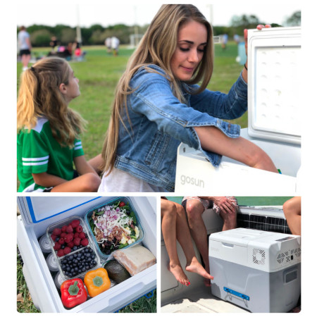 Nevera compresor GoSun Chill 40l nevera portátil con refrigeración periférica