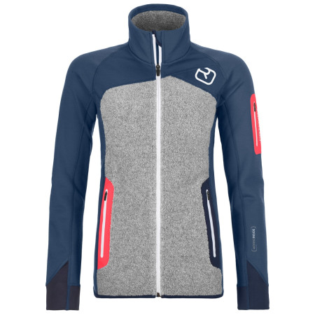 Chaqueta de mujer Ortovox Fleece Plus Jacket azul NightBlue