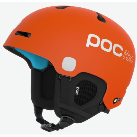 Casco de esquí para niños POC POCito Fornix SPIN naranja FluorescentOrange