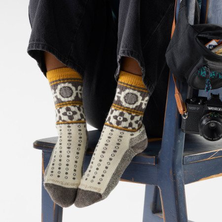 Calcetines Smartwool Women's Everyday Cozy Retro Sunflower Cr