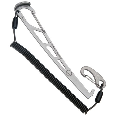 Herramienta para tuercas Wild Country Pro Key With Leash plata
