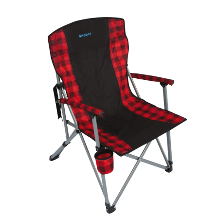 Sillón Husky Moat negro/rojo Black/red
