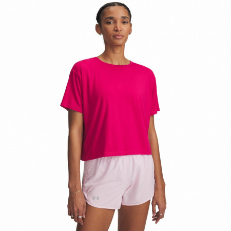 Camiseta de mujer Under Armour Motion SS rosa Shaded Fuchsia / / White