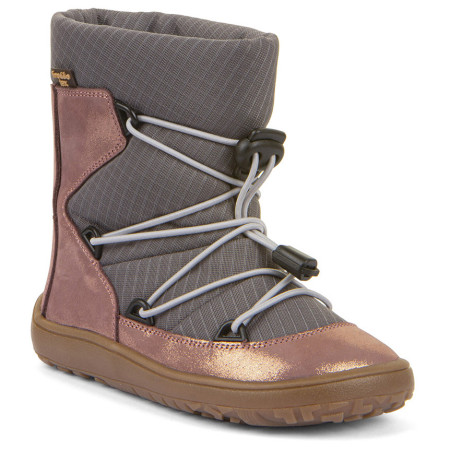 Calzado para niños Froddo Barefoot Tex Track Wool Grey/Pink gris/rosa grey/pink