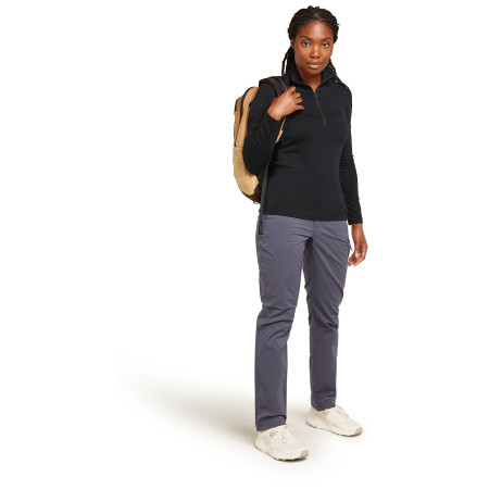 Camiseta de mujer Icebreaker W Mer Core Heavyweight LS Half Z