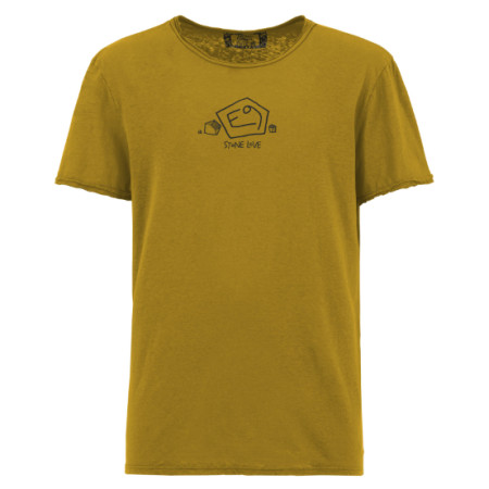 Camiseta de hombre E9 Stonelove amarillo Grape