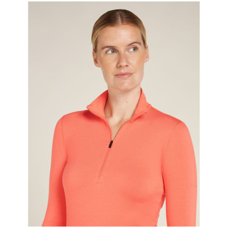 Camiseta de mujer Icebreaker W Mer Core Heavyweight LS Half Z