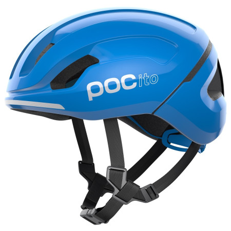 Casco de ciclismo para niños POC POCito Omne SPIN azul FluorescentBlue
