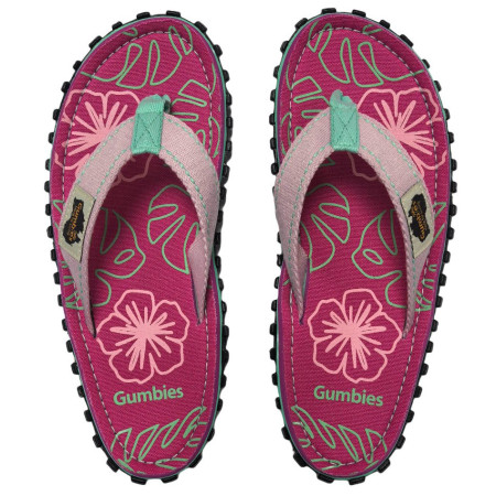 Chanclas de mujer Gumbies Blush Hibiscus rosa růžová