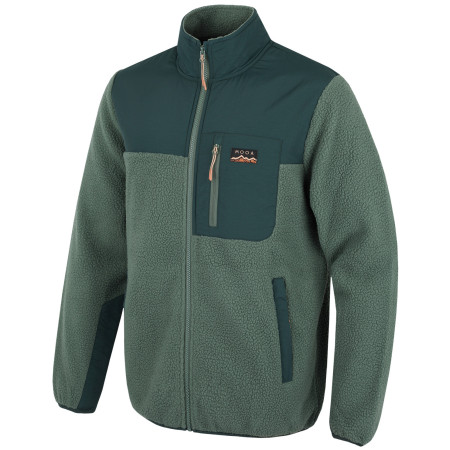 Sudadera de hombre MOOA Sherpa verde forest green