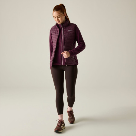 Chaleco de mujer Regatta Womens Leedre Hybrid B/W