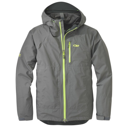 Chaqueta de hombre Outdoor Research Foray jacket (S18) gris/amarillo Pewter/LemonGrass