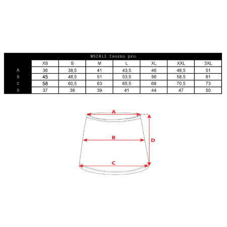 Falda de ciclismo para mujer Silvini Isorno Pro