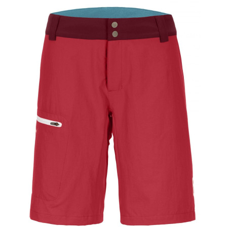 Pantalones cortos de mujer Ortovox Pelmo Shorts (2017) rojo HotCoral