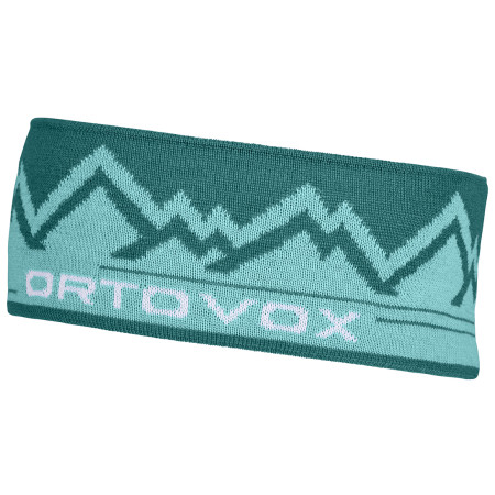 Banda para cabeza Ortovox Peak Headband verde pacific green