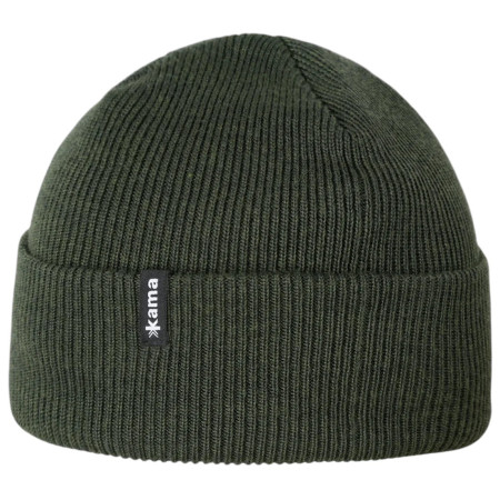 Gorro de lana merino Kama LA05 verde oscuro dark green