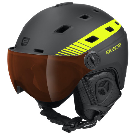 Casco de esquí Etape Davos Pro negro/amarillo černá/žlutá fluo mat