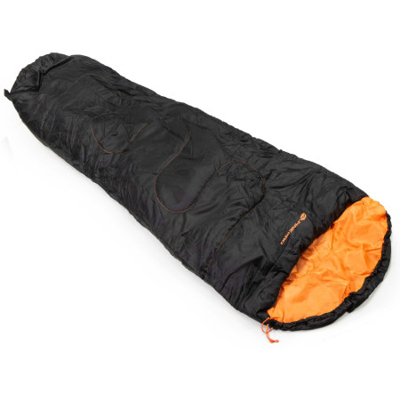Saco de dormir para niños Alpine Pro Deline negro/naranja