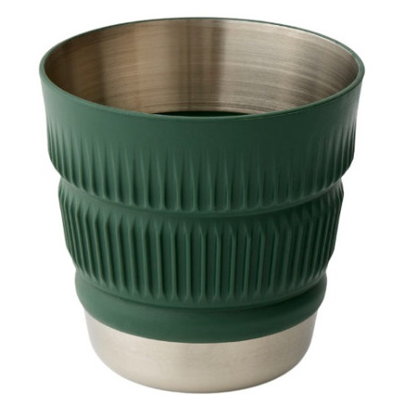 Taza plegable Sea to Summit Detour Stainless Steel Collapsible Mug verde Laurel Wreath Green