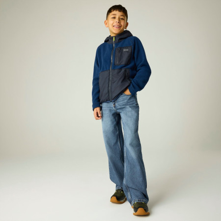 Sudadera para niños Regatta Munro Hybrid Jacket AviBlueNavy