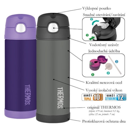 Termo para niños Thermos Funtainer 470 ml