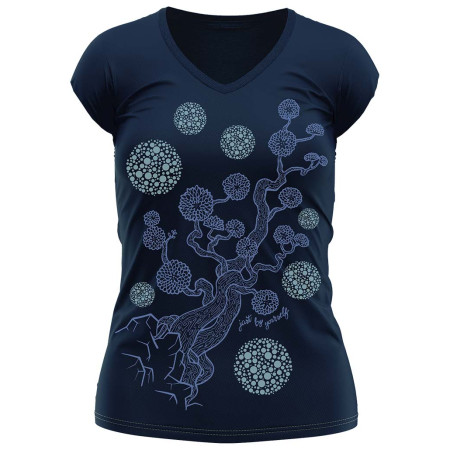 Camiseta de mujer Northfinder Emilie gris 319grey