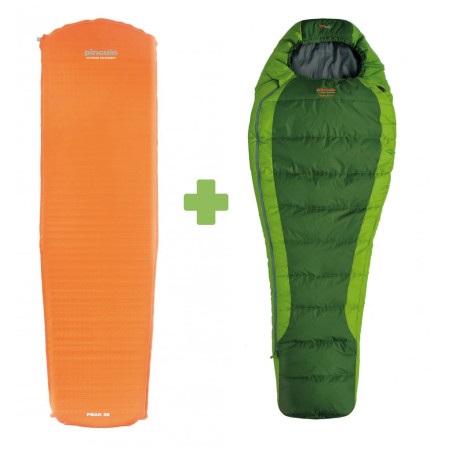 Juego Pinguin Set spacáku Savana 195 a karim verde