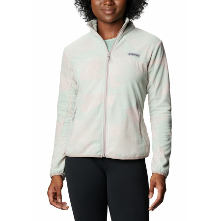 Sudadera de mujer Columbia Ali Peak Full Zip azul/rosa AquaToneCamo