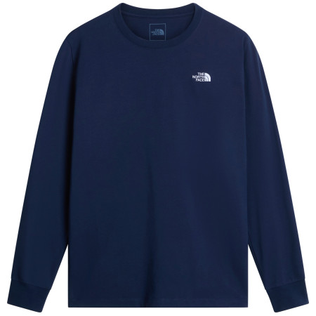 Camiseta de hombre The North Face Evolution Simple Dome Regular Long-Sleeve Tee azul oscuro SUMMIT NAVY