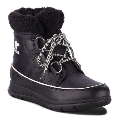 Calzado de mujer Sorel Explorer Carnival negro BlackSeaSalt
