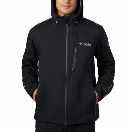 Chaqueta de hombre Columbia Titan Pass 2.5L Shell negro Black