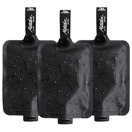 Gadget de viaje Matador FlatPak Toiletry Bottle (3 pk) negro Black