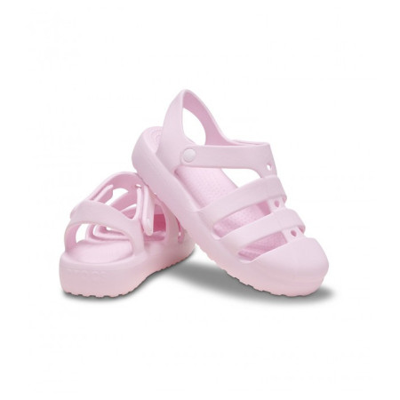 Sandalias para niños Crocs Classic Fisherman Pink Milk