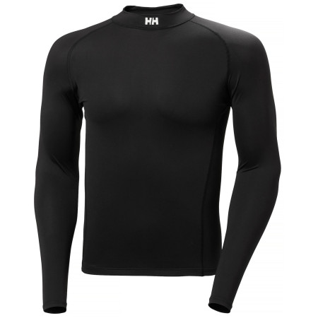 Camiseta funcional de hombre Helly Hansen Waterwear Rashguard negro 990 BLACK