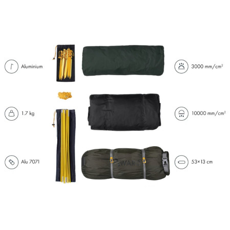 Tienda ultraligera Warg Atak 2