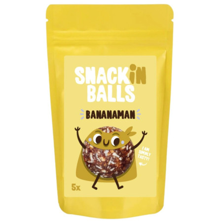 Alimentación deportiva SNACKin BALLS Bananaman 65 g